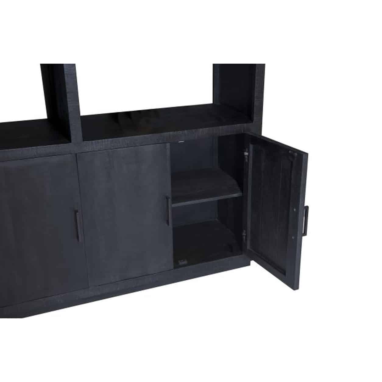 Livingfurn Jaxx Black 145cm