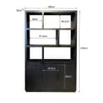 Livingfurn Jaxx Black 145cm