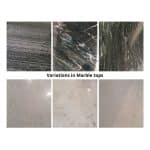 Livingfurn Organic Marble Black Gold 110cm