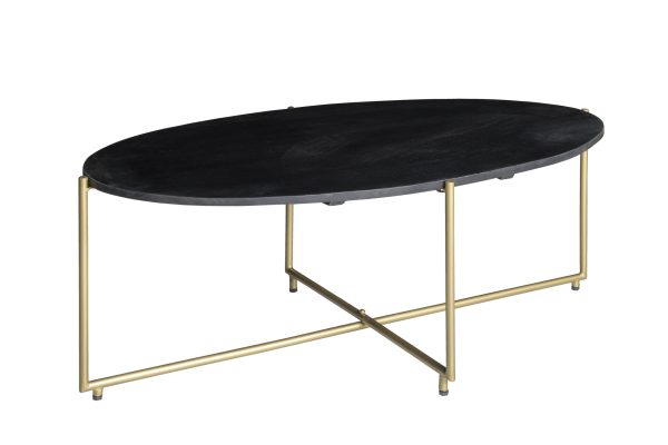 Livingfurn Anthony black/brass