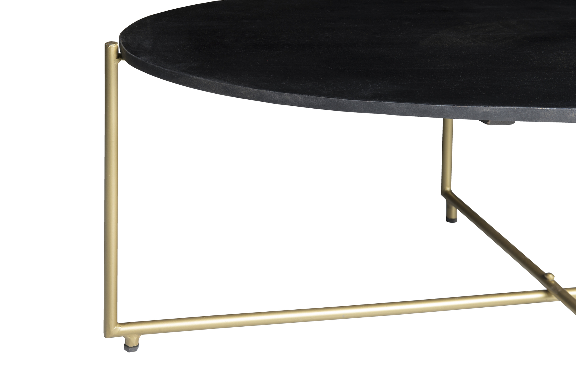 Livingfurn Anthony black/brass