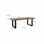 Livingfurn Sturdy U 160x90 cm