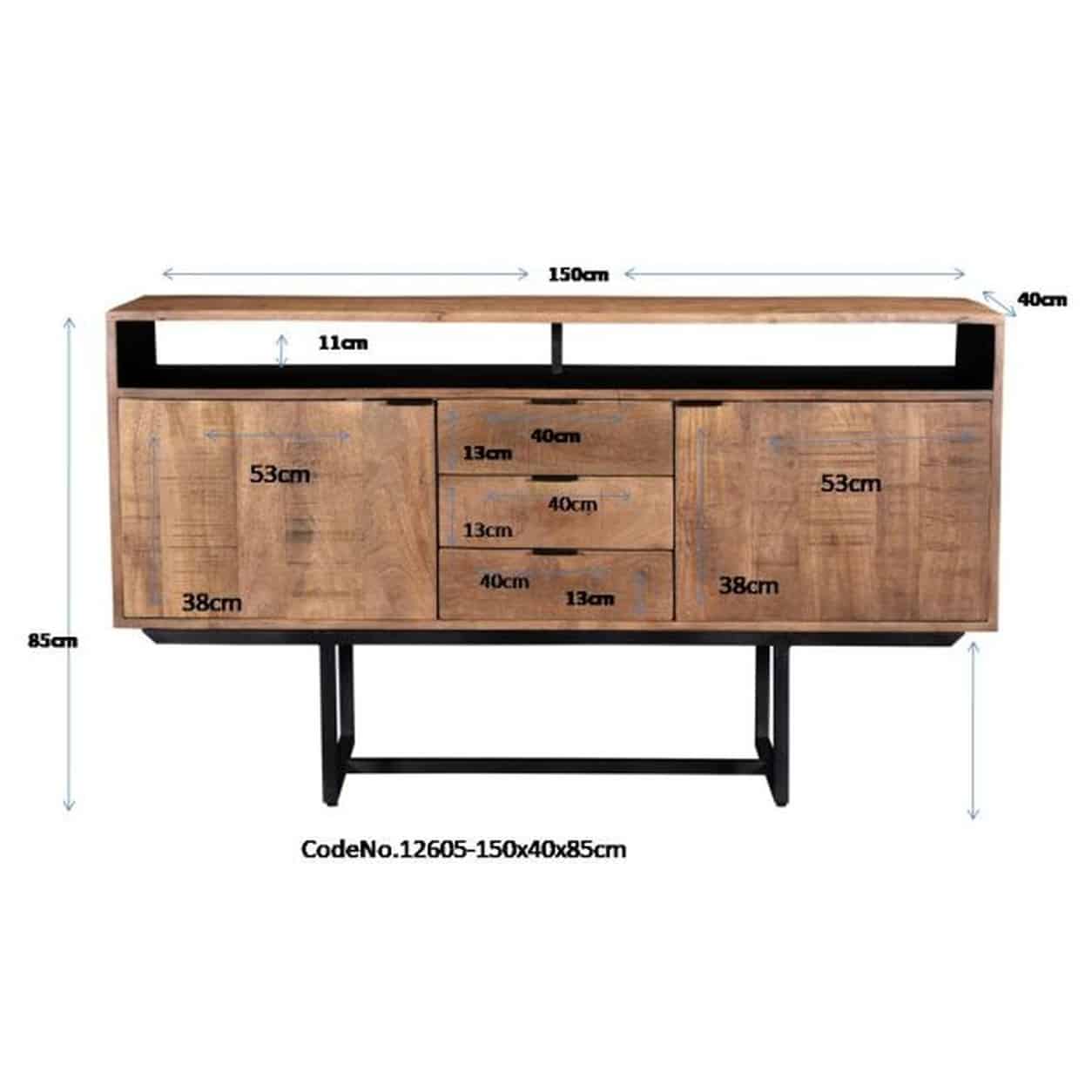 Livingfurn Valdez 150 cm
