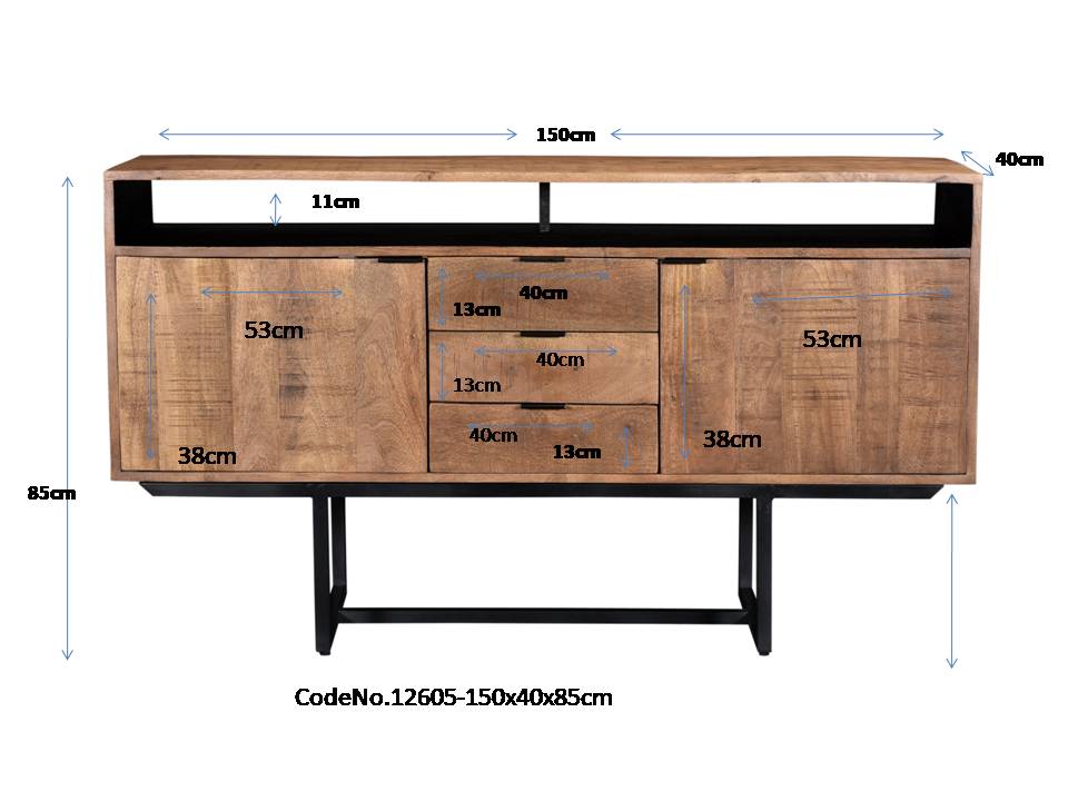 Livingfurn Valdez 150 cm