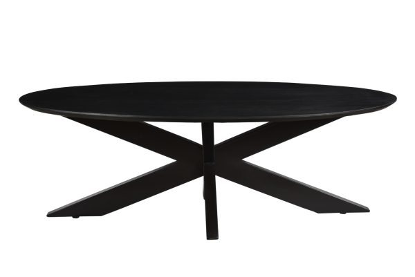 Livingfurn Oslo Oval Black130 cm