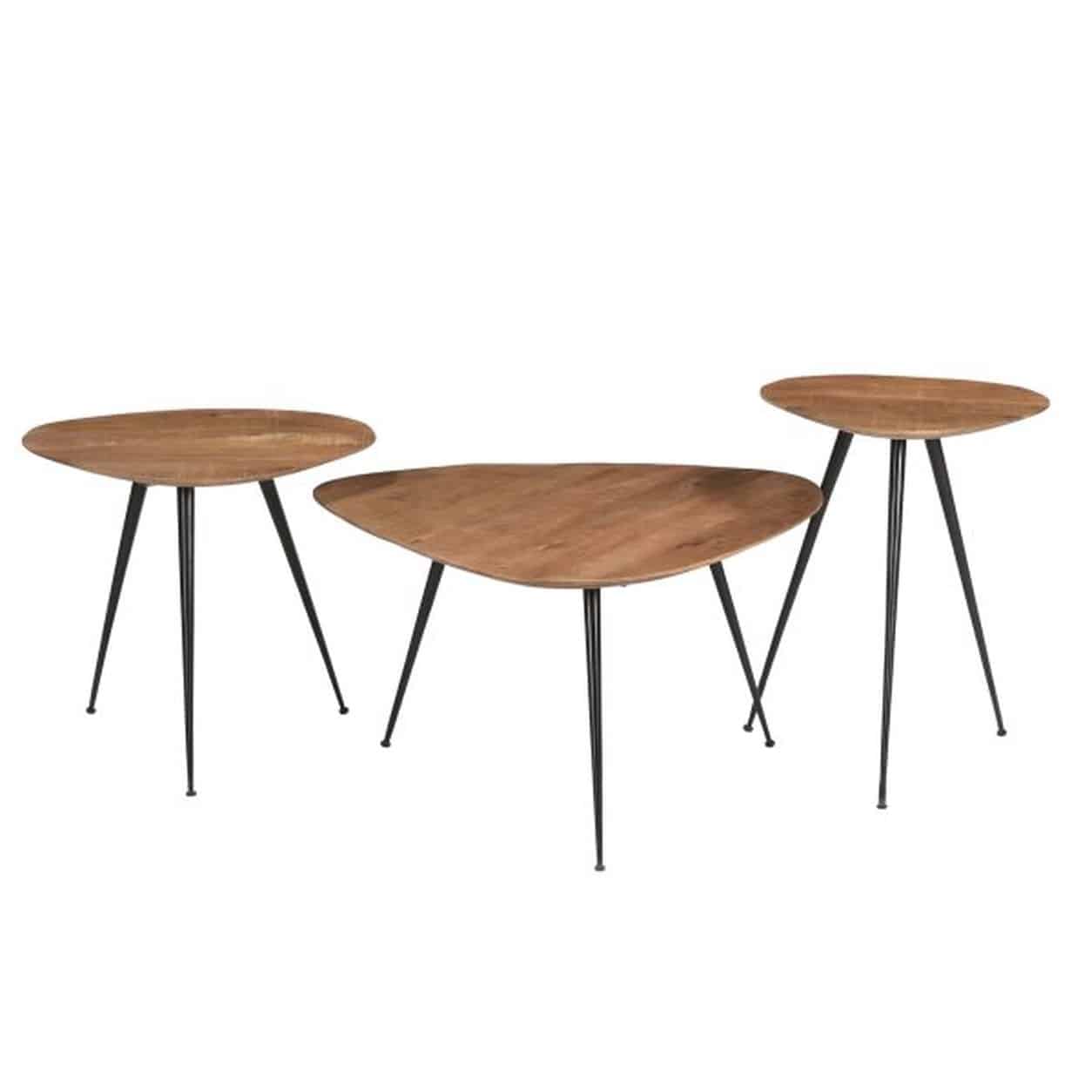 Livingfurn Brix Loua set of 3