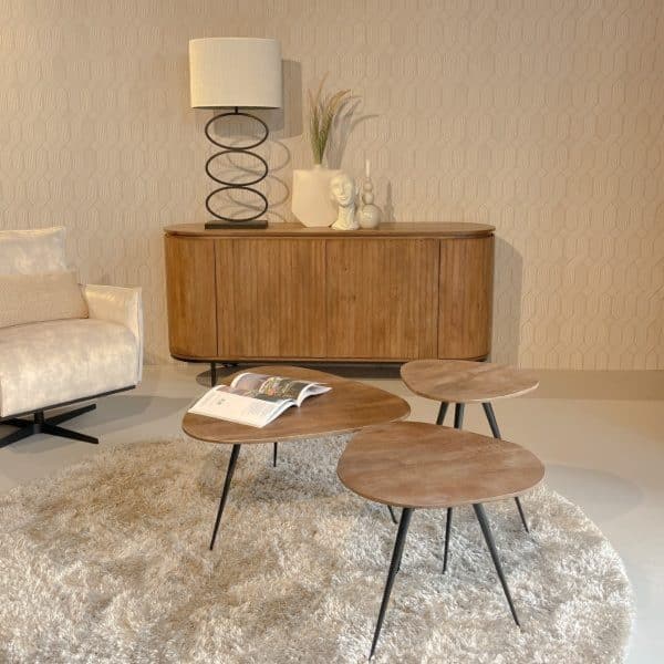 Livingfurn Brix Loua set of 3