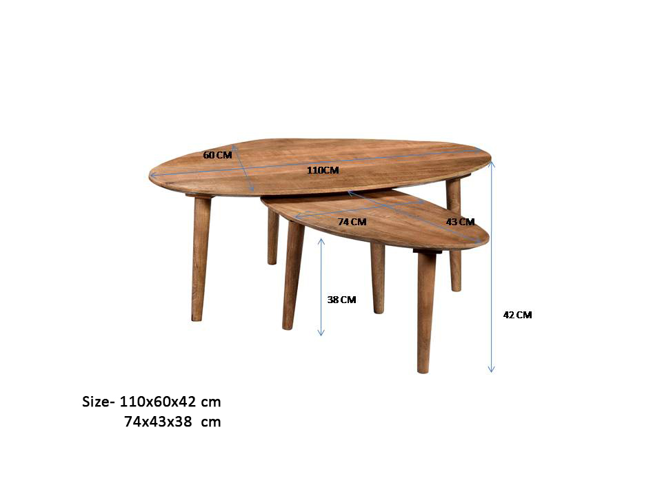 Livingfurn Brix Xavier set of 2