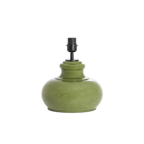 Light & Living Lampvoet Ø28,5x33 cm VERDE glas olijf groen
