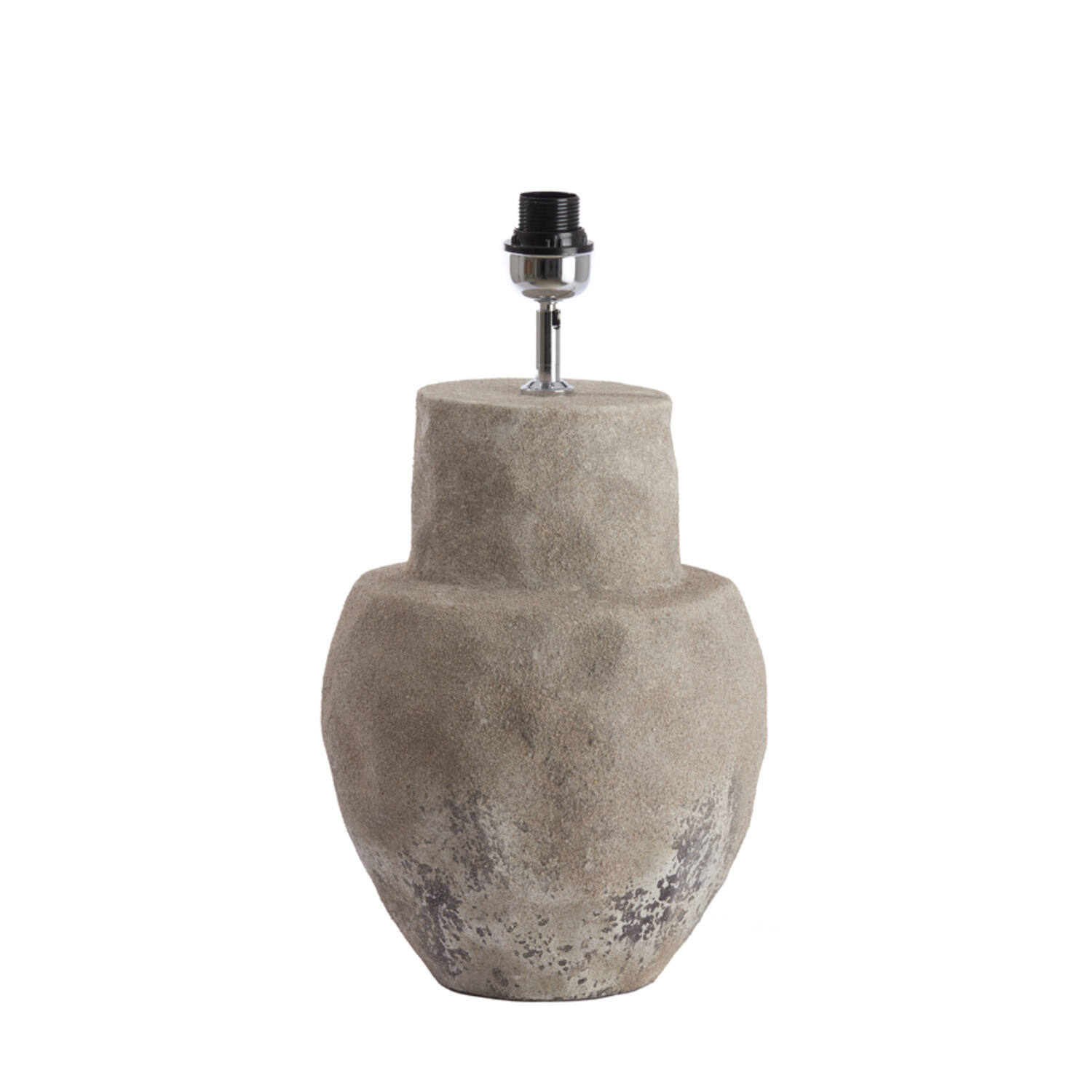 Light & Living Lampvoet Ø27,5x48 cm LEZAMA keramiek ruw vintage grijs