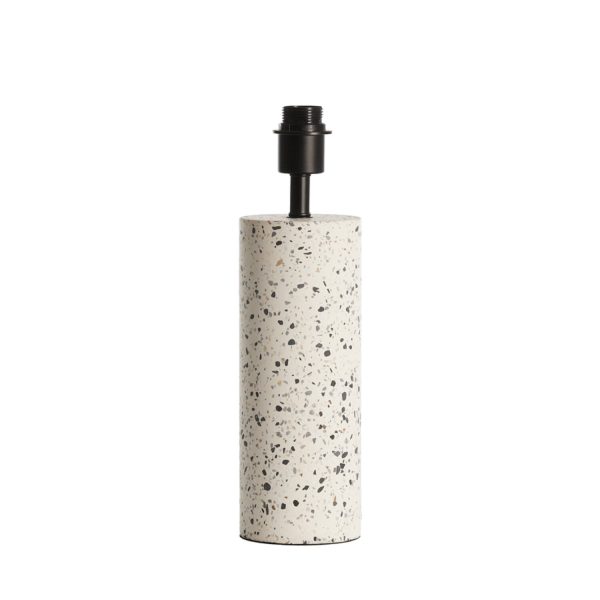 Light & Living Lampvoet Ø11,5x41 cm RANDY terrazzo wit+mat zwart