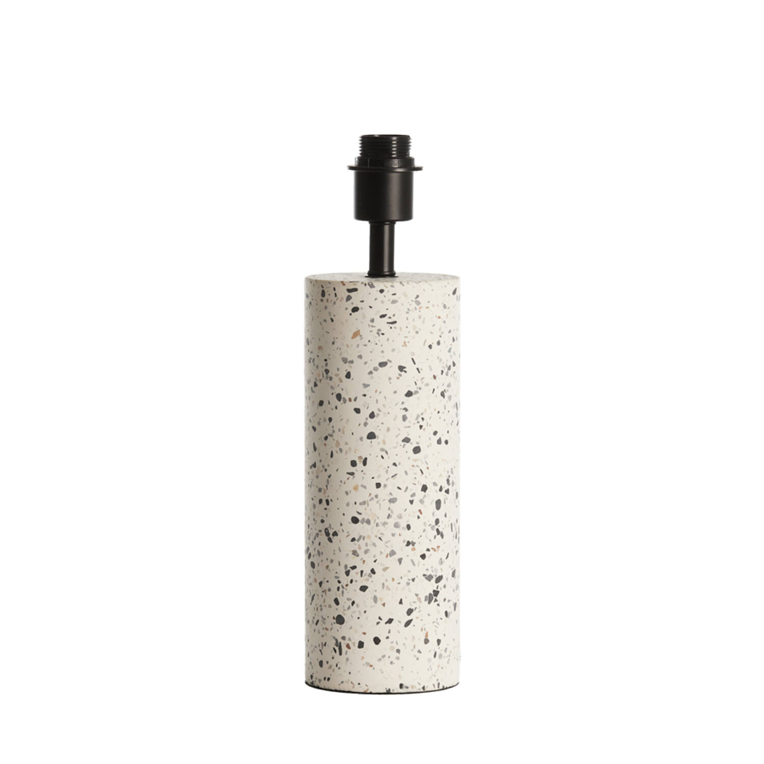 Light & Living Lampvoet Ø11,5x41 cm RANDY terrazzo wit+mat zwart