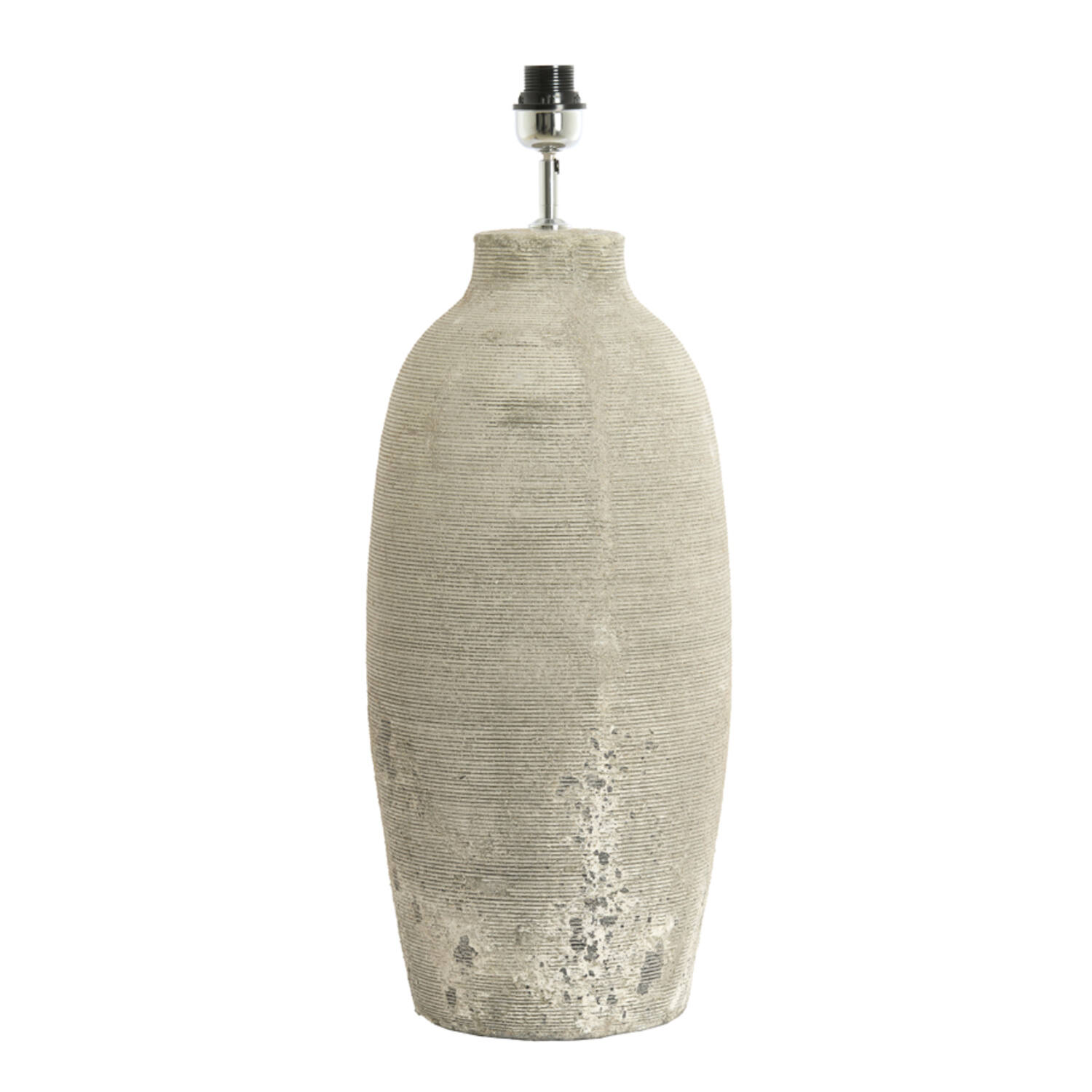 Light & Living Lampvoet Ø28x70 cm LUCENTE keramiek textuur grijs