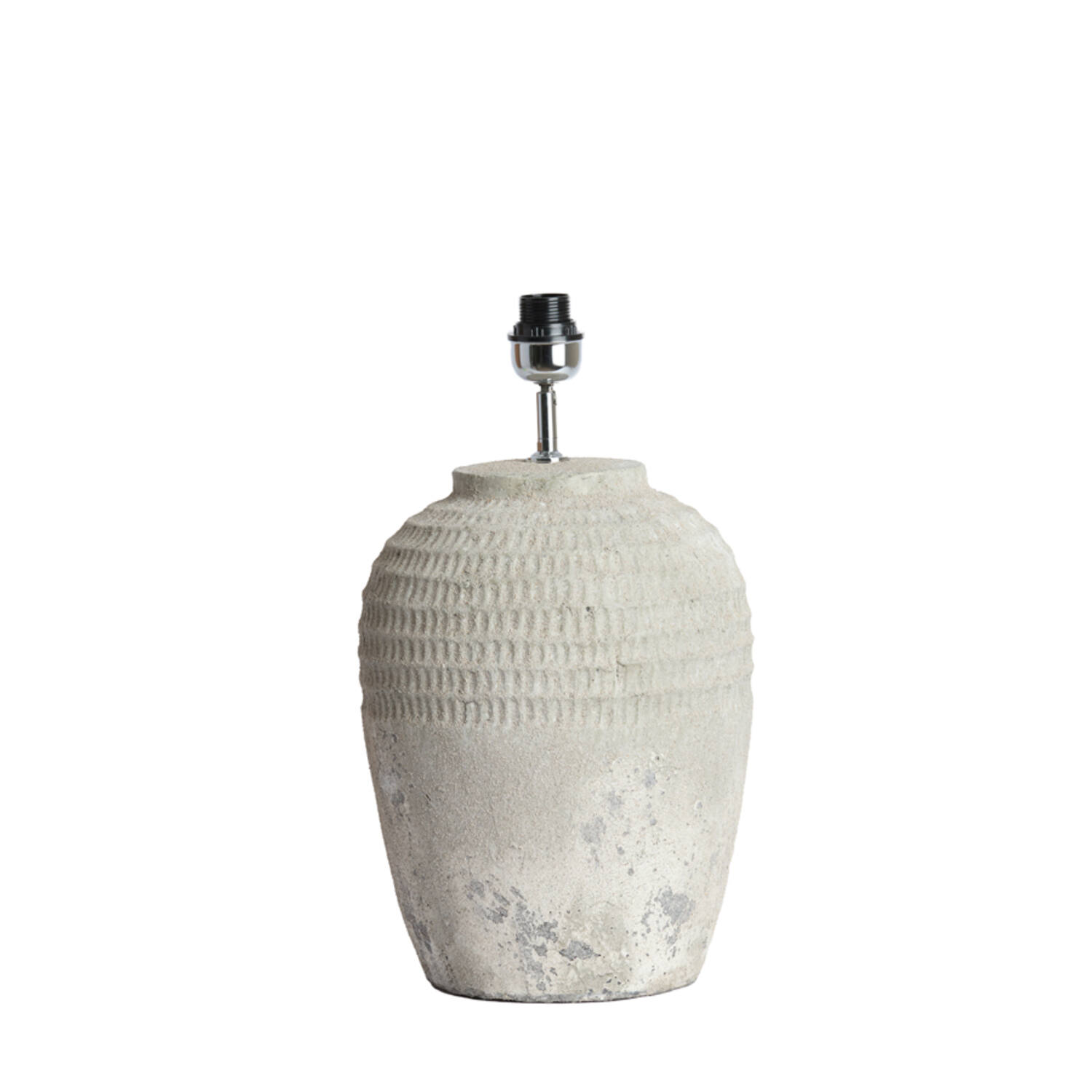 Light & Living Lampvoet Ø28,5x49 cm MINORA keramiek textuur grijs