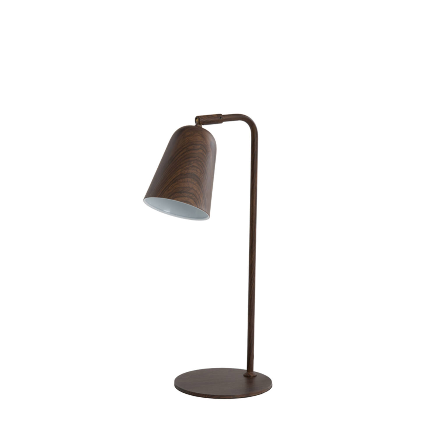 Light & Living Tafellamp 26,5x16x47 cm SALOMO hout print donker bruin
