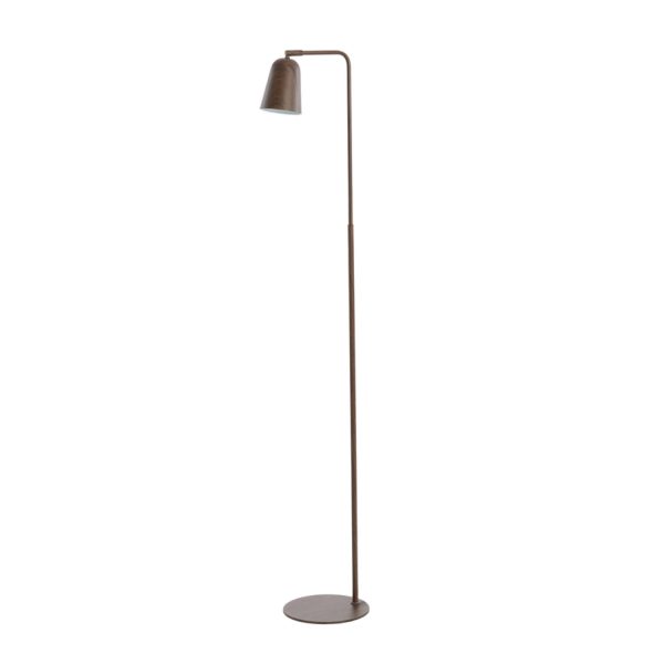 Light & Living Vloerlamp 32,5x23x147 cm SALOMO hout print donker bruin