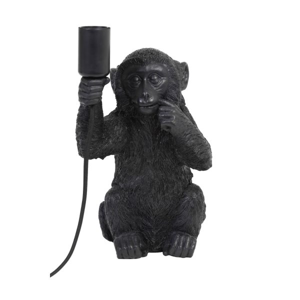 Light & Living Tafellamp 20x19,5x34 cm MONKEY zwart
