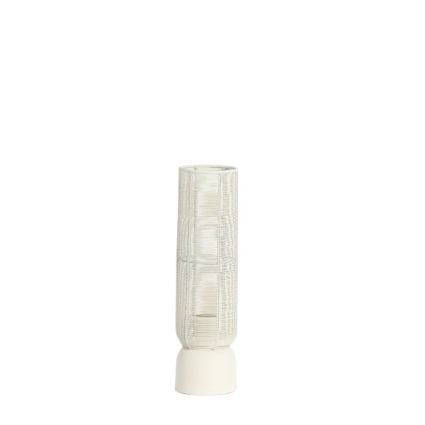Light & Living Tafellamp Ø11x39,5 cm LEZUZA crème