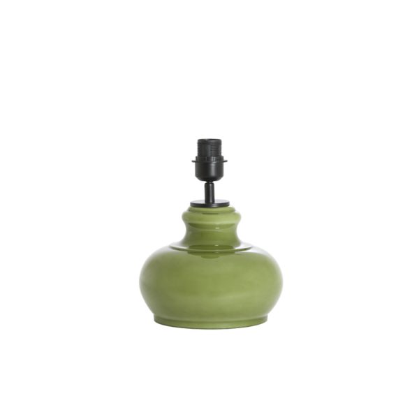 Light & Living Lampvoet Ø23x28,5 cm VERDE glas olijf groen