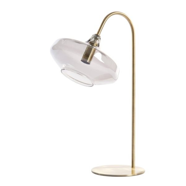 Light & Living Tafellamp E14 31x22x50 cm SOLNA antiek brons+smoke glas