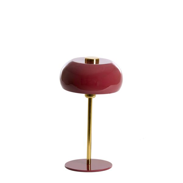 Light & Living Tafellamp Ø23x40 cm SURIN glans bordeaux+goud