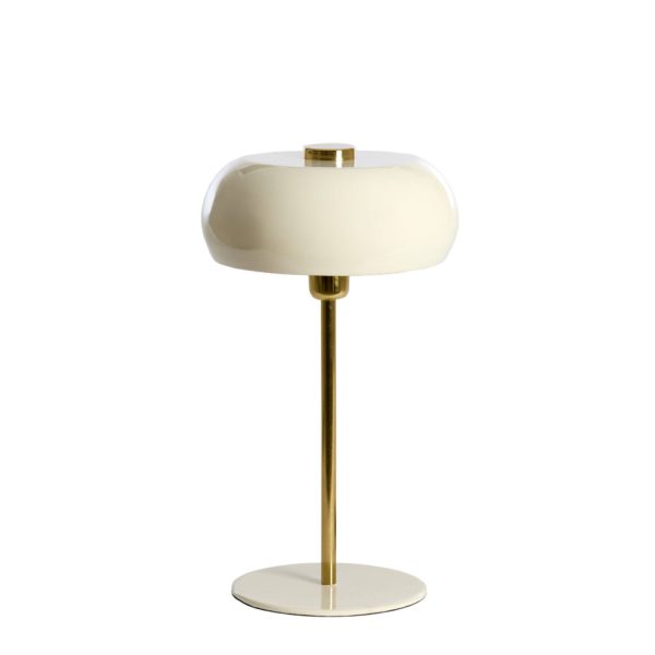 Light & Living Tafellamp Ø26x47 cm SURIN glans crème+goud