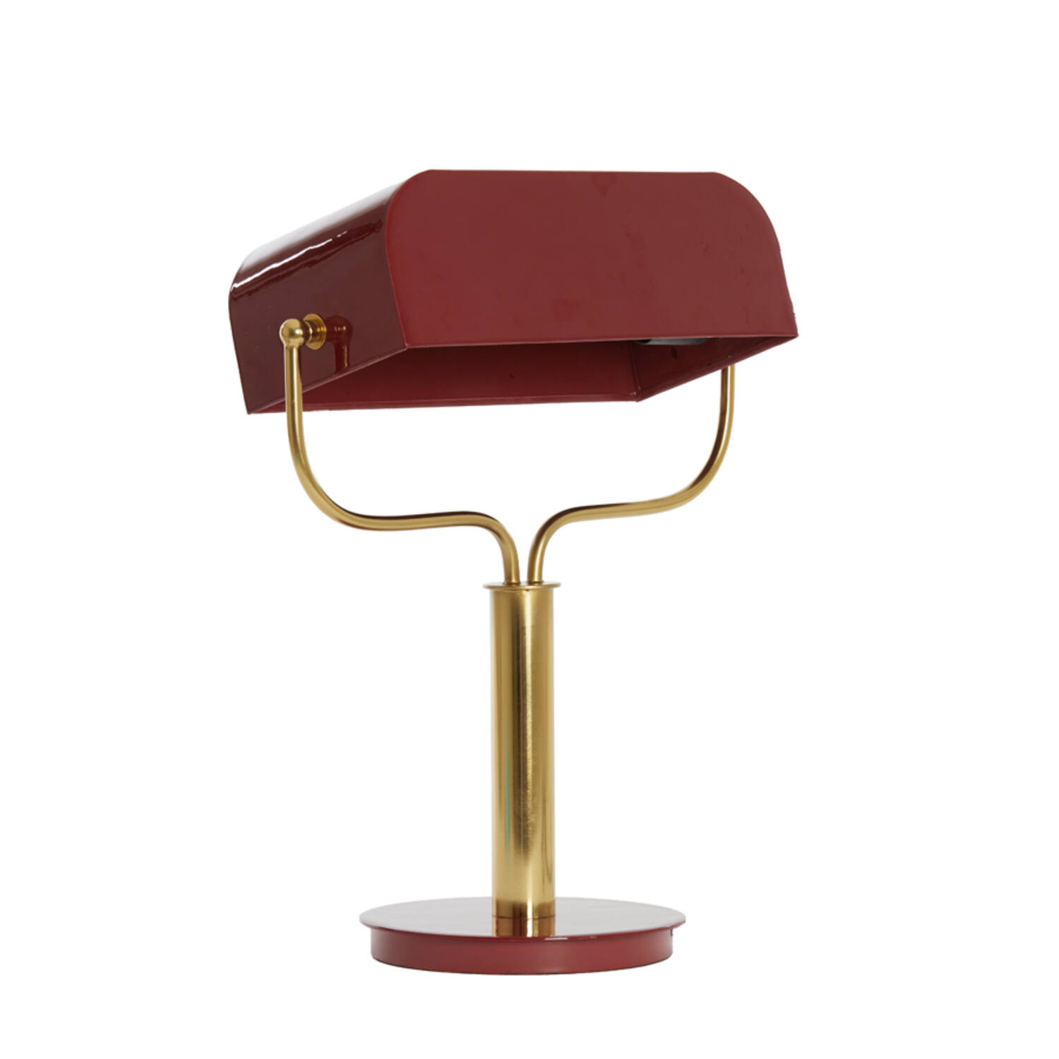 Light & Living Tafellamp 37x14x43 cm AYER glans bordeaux+goud