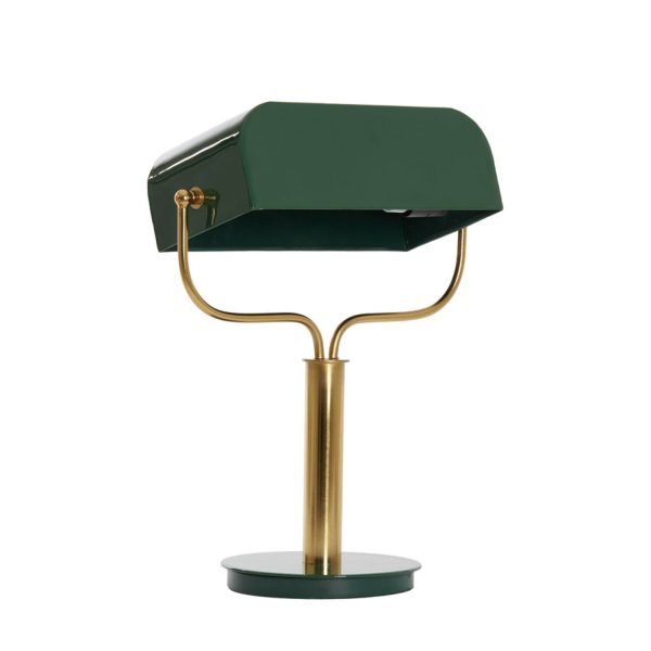 Light & Living Tafellamp 37x14x43 cm AYER glans donker groen+goud