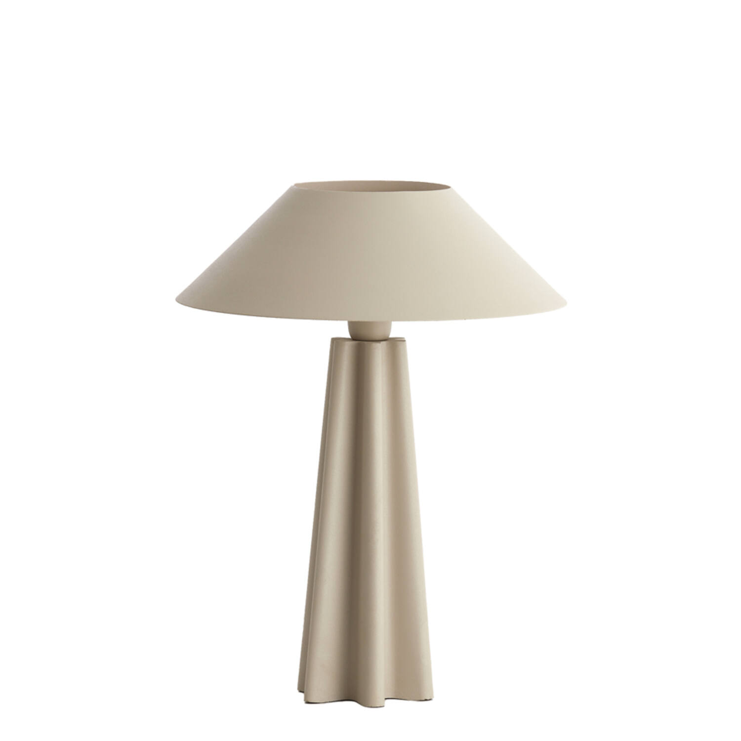 Light & Living Tafellamp E14 Ø38x49 cm CUKAI mat beige