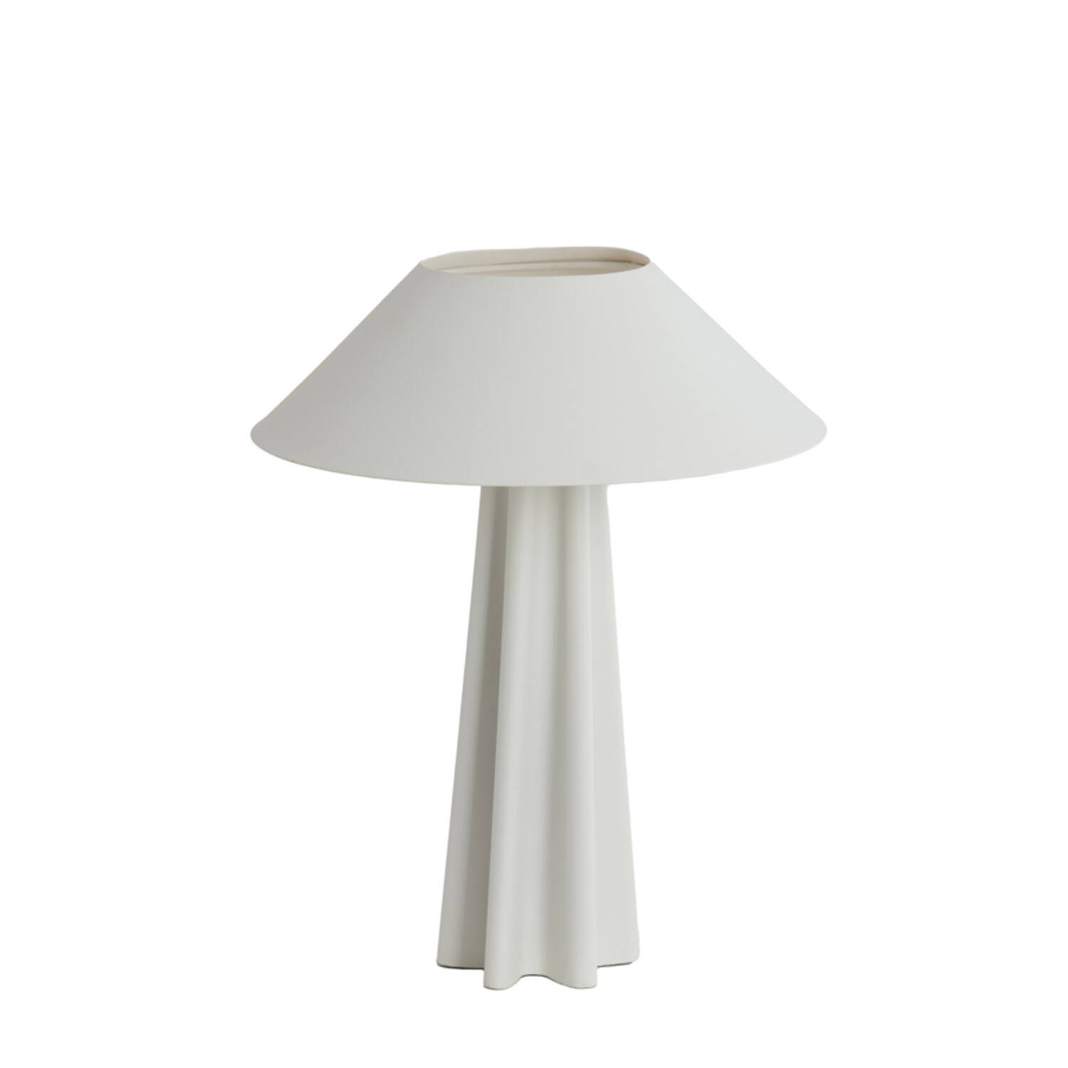 Light & Living Tafellamp E14 Ø38x49 cm CUKAI mat wit