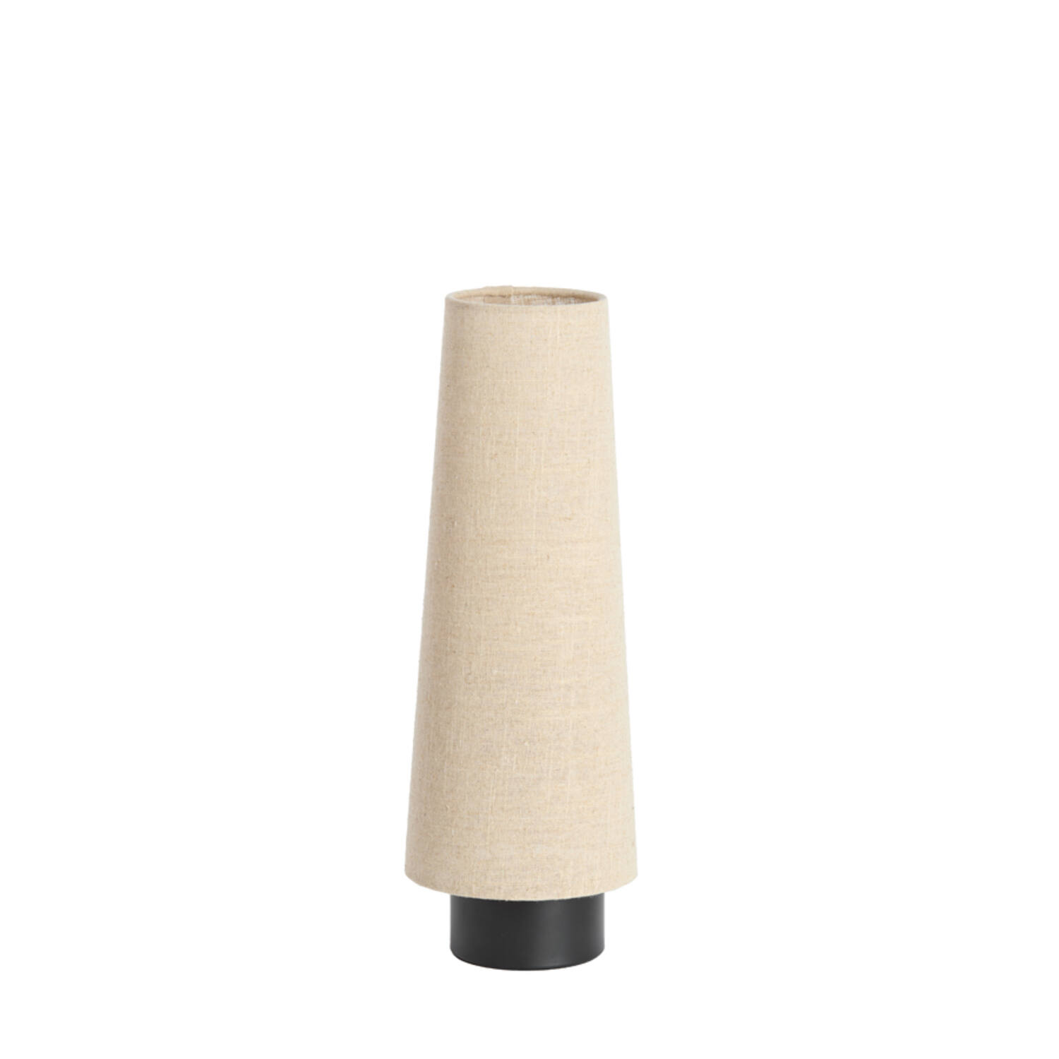 Light & Living Tafellamp Ø15x42 cm HOWIE mat zwart+naturel