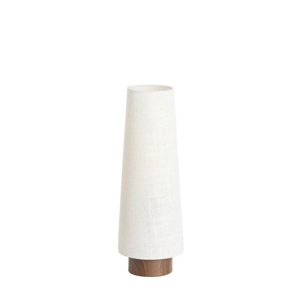 Light & Living Tafellamp Ø15x42 cm HOWIE hout print donker bruin+crème