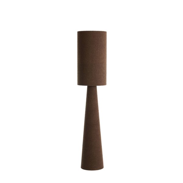 Light & Living Vloerlamp Ø38x180 cm MICKY bouclé bruin