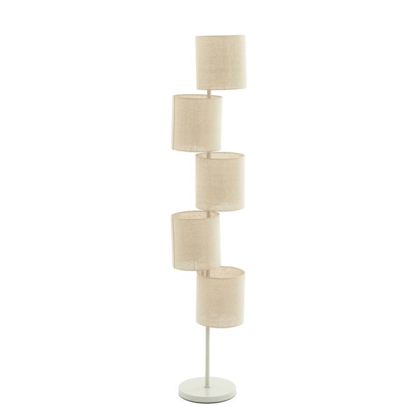 Light & Living Vloerlamp 5L Ø32x155,5 cm BENIGNO beige
