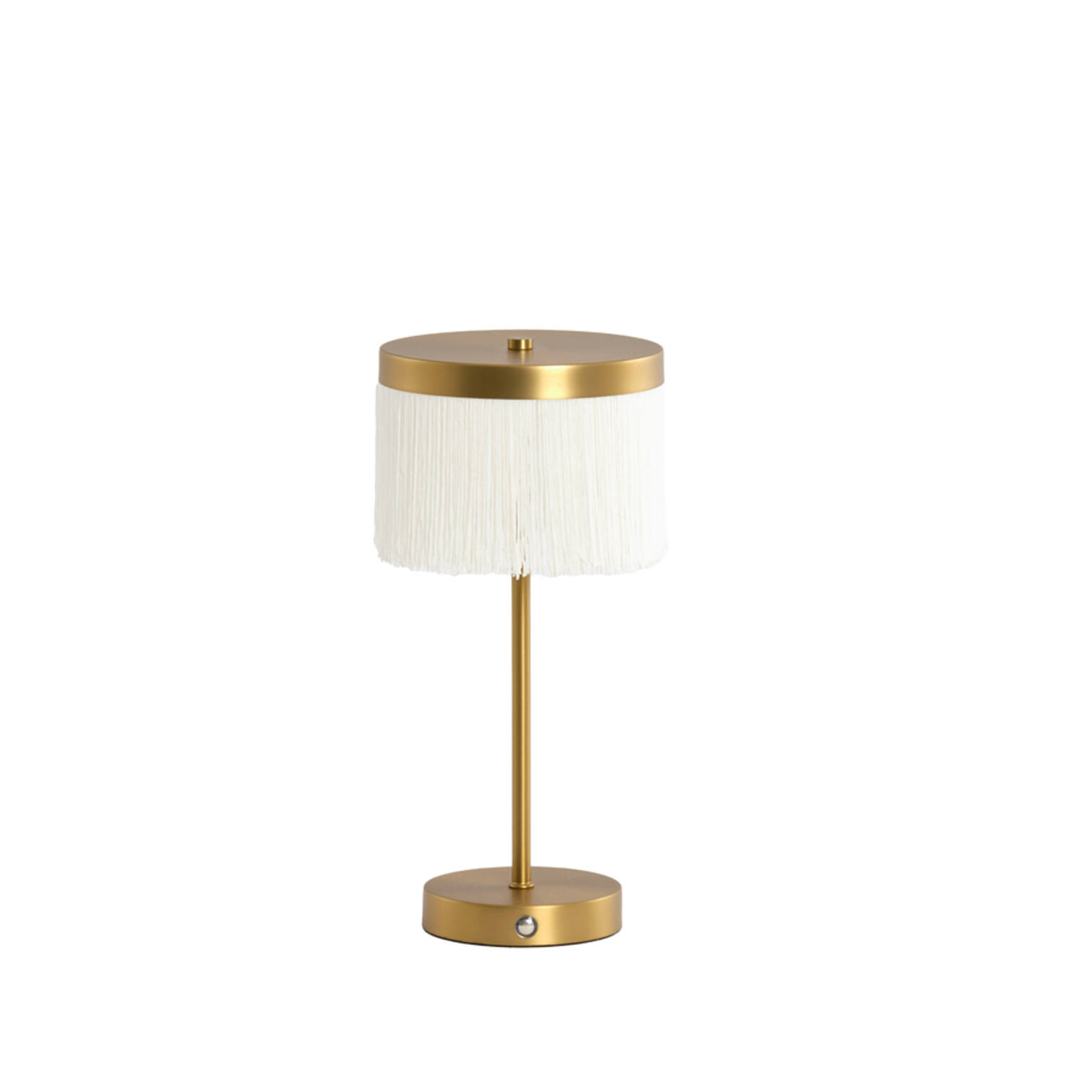 Light & Living Tafellamp LED Ø17x35 cm DINY antiek brons+crème