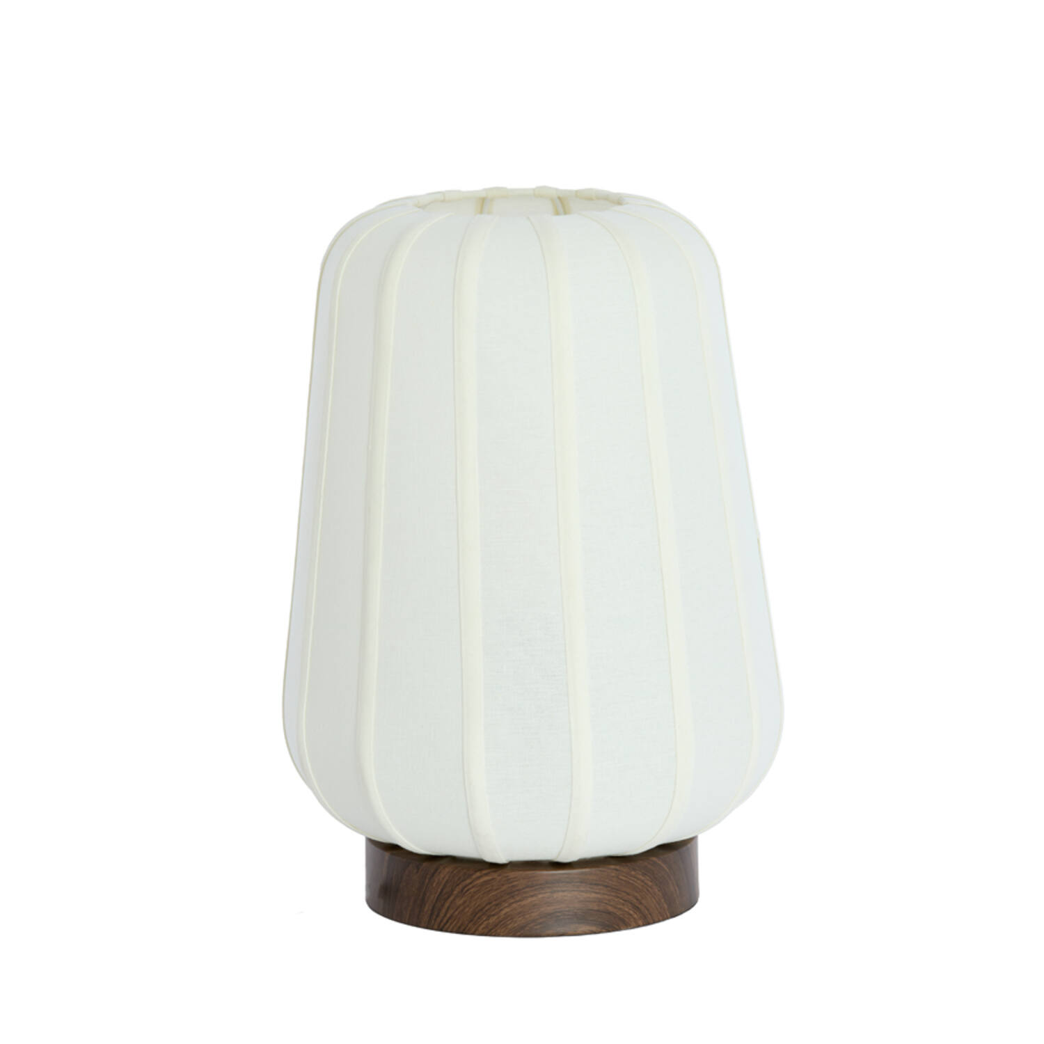 Light & Living Tafellamp Ø30x41,5 cm BIBIA hout print donker bruin+wit