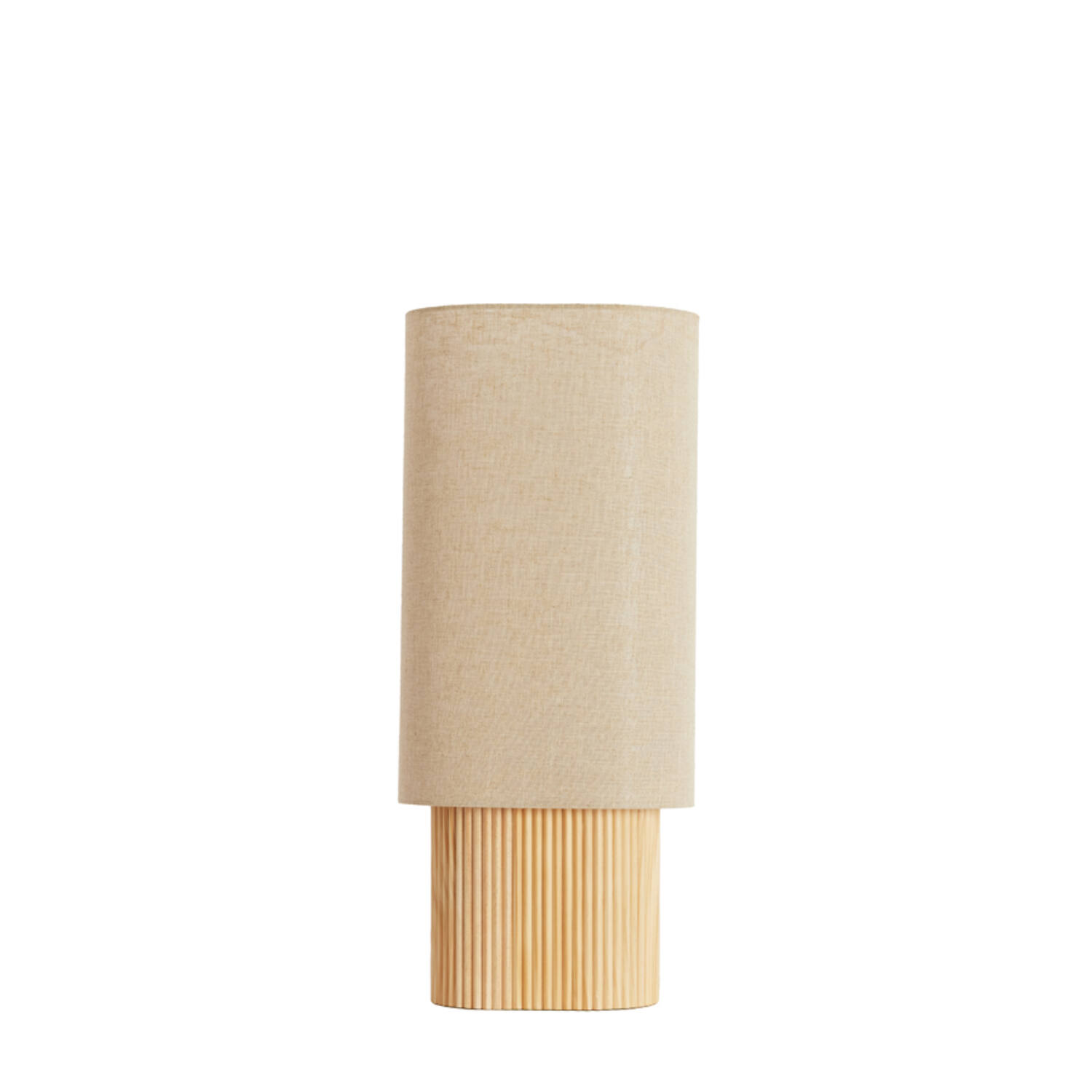 Light & Living Tafellamp 30x20x70 cm LASLO hout naturel+linnen naturel
