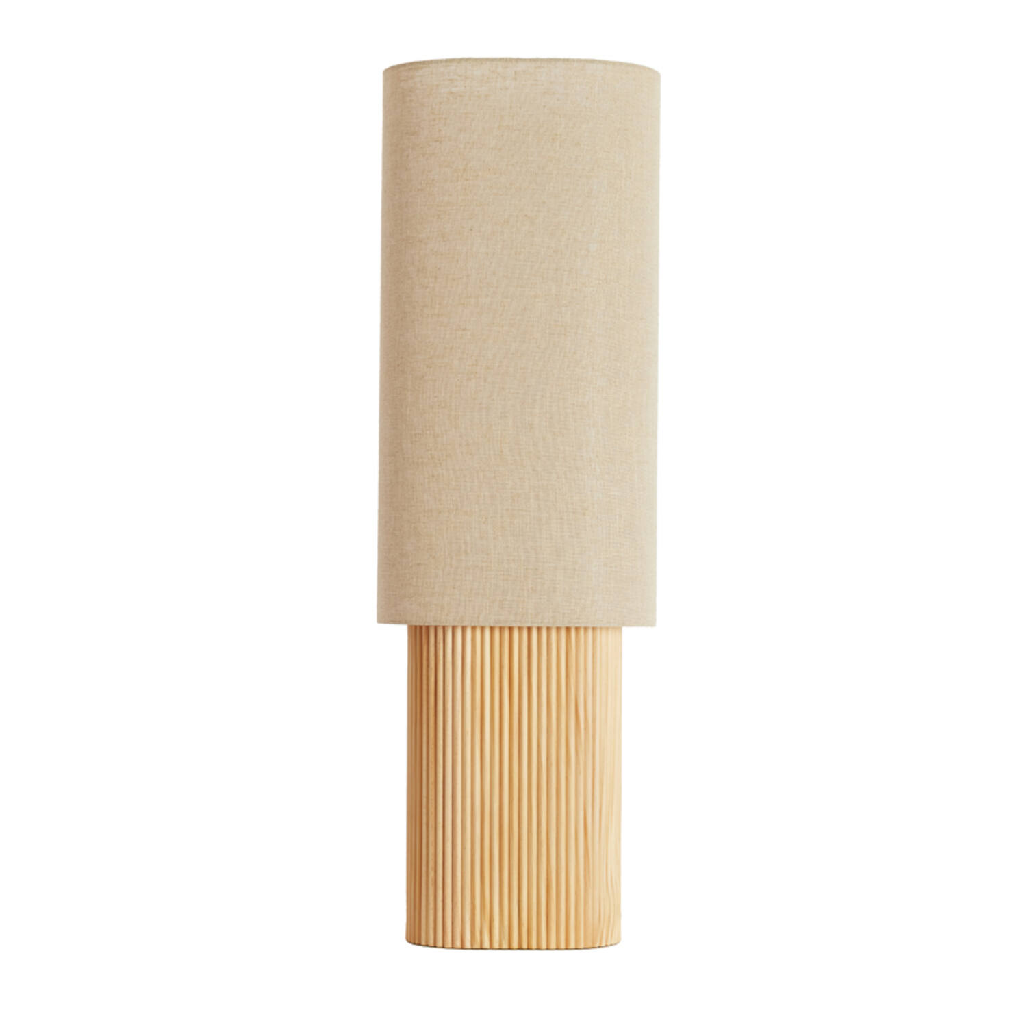 Light & Living Tafellamp 30x20x94 cm LASLO hout naturel+linnen naturel