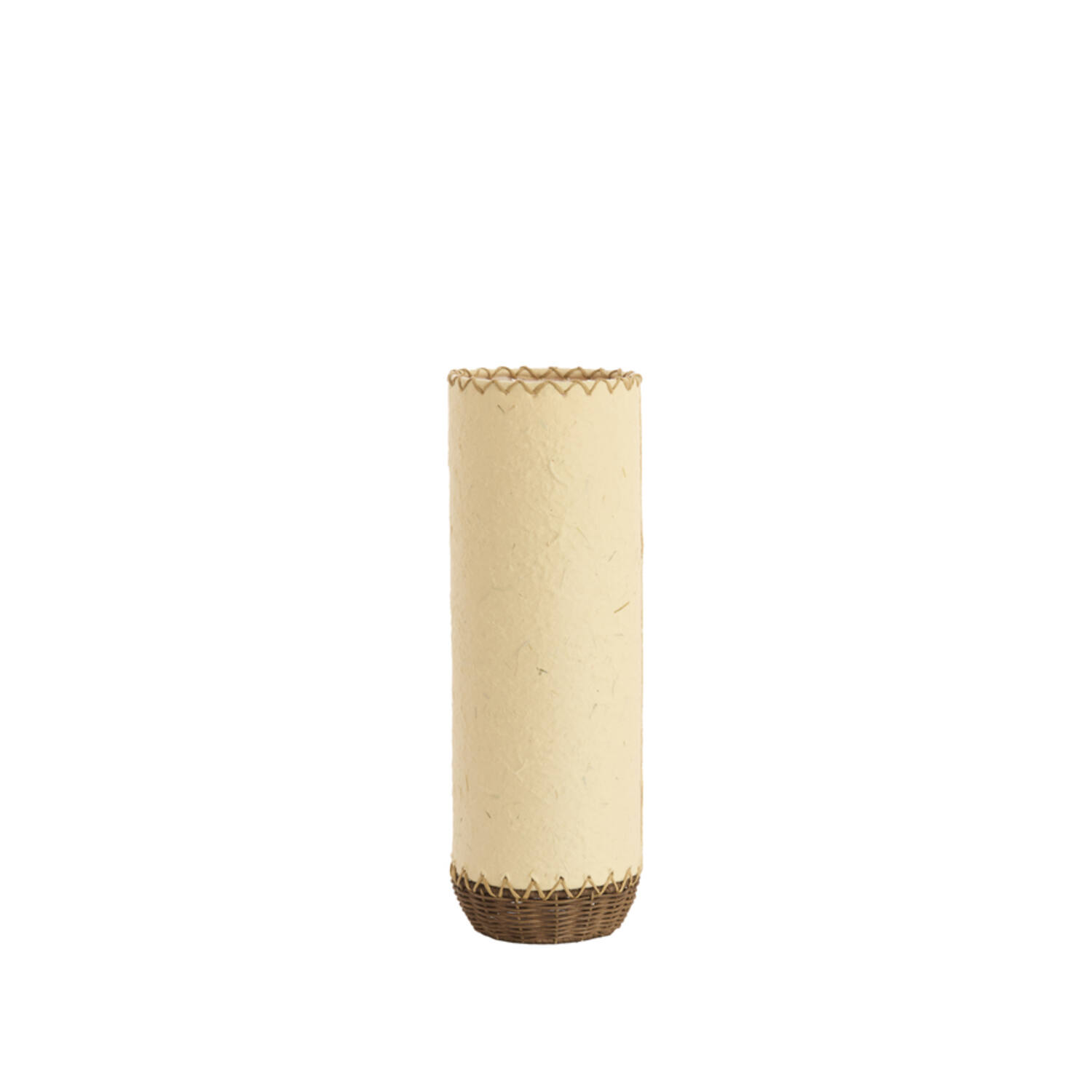 Light & Living Tafellamp Ø13x40 cm TIO papier beige+rotan donker bruin