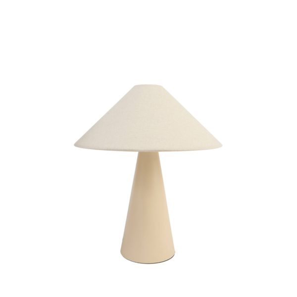 Light & Living Tafellamp E14 Ø40x44,5 cm DOLORE zand+linnen naturel