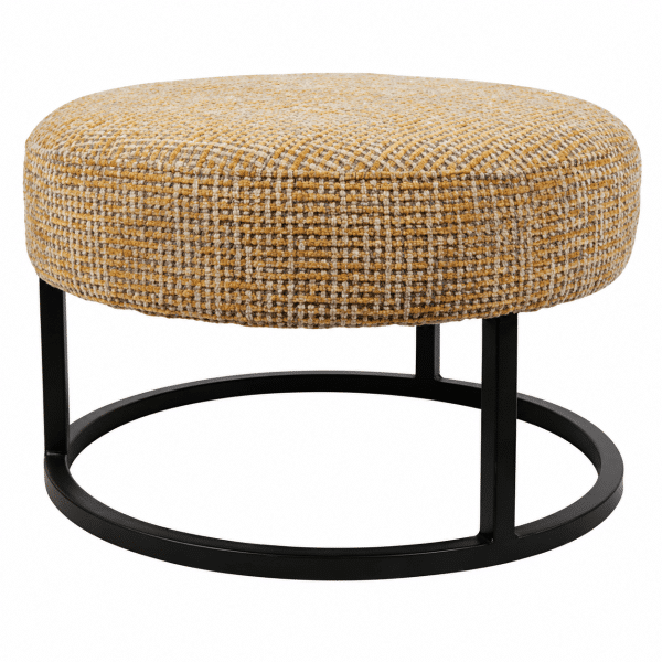 Nijwie MySons Escabel hocker - Ø50 - Coco - Mustard 06 - Unique Collection