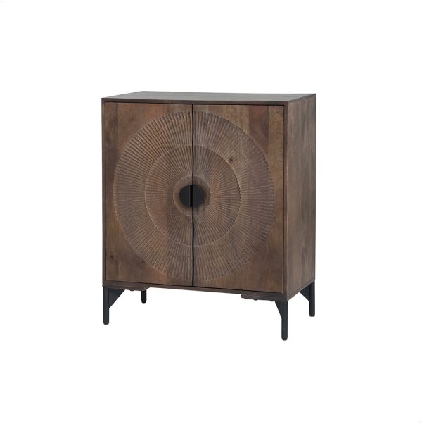 Nijwie MySons Nippon 2-deurs kast, laag, Mango Brown Walnut - Mix &Match Collection
