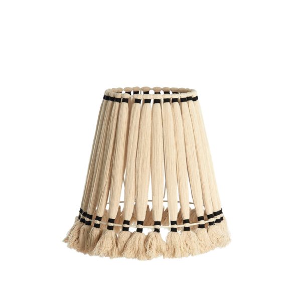 Light & Living Kap drum Ø41x42 cm LOA crème+zwart