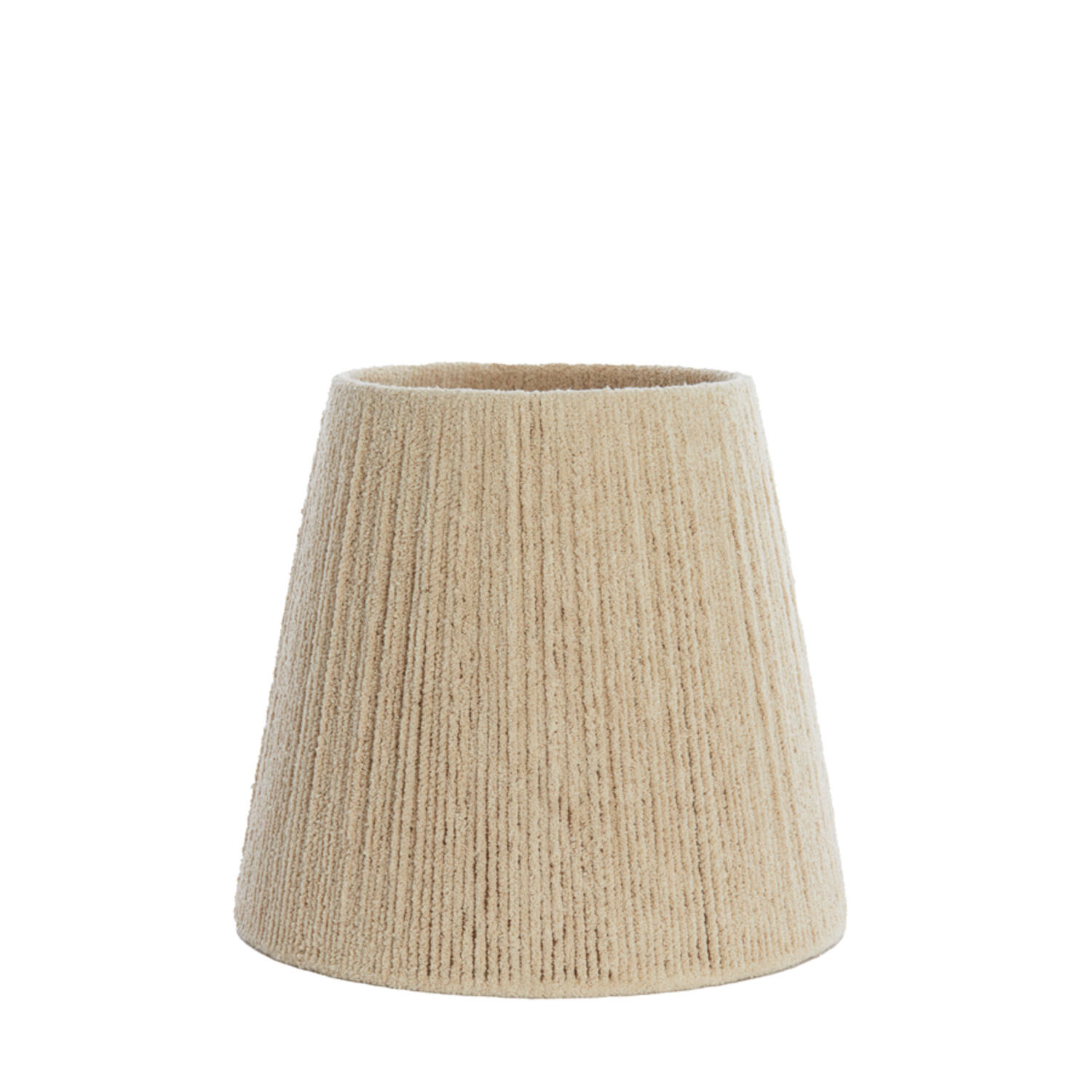 Light & Living Kap drum 45-30-40 cm MEDANA chenille crème