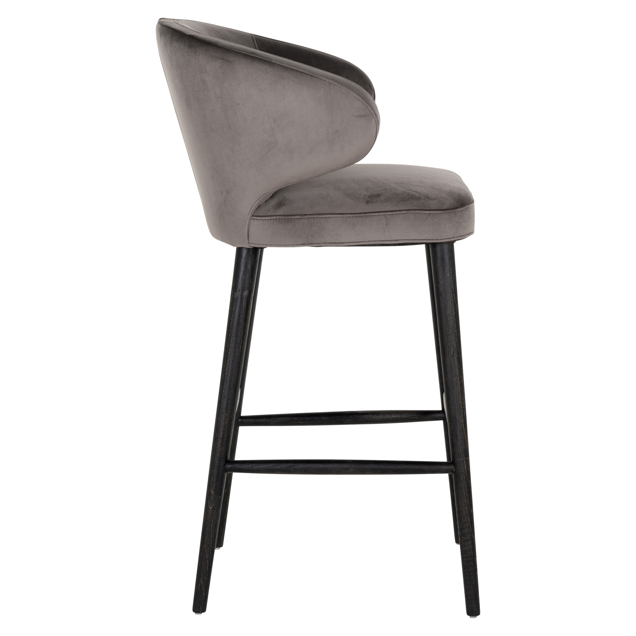 Richmond Interiors Barstoel Indigo stone velvet