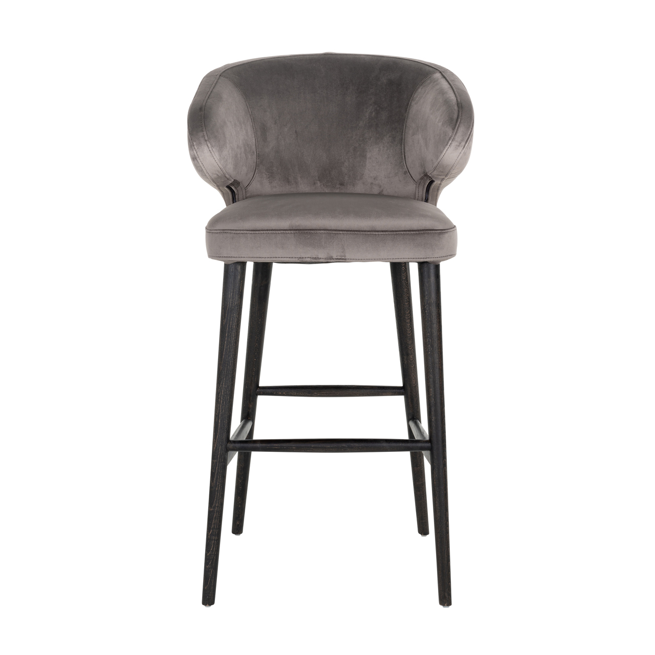 Richmond Interiors Barstoel Indigo stone velvet