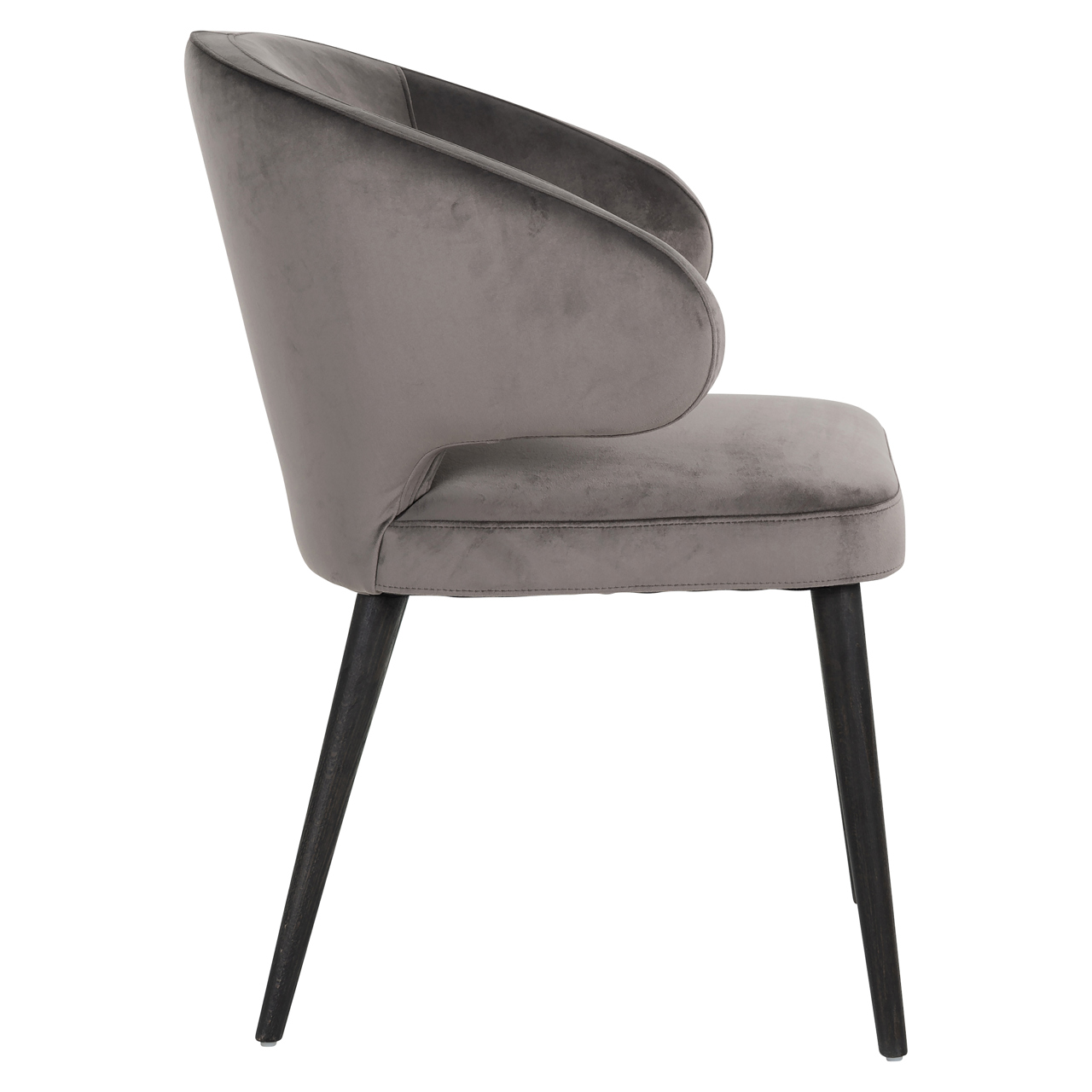 Richmond Interiors Eetkamerstoel Indigo stone velvet