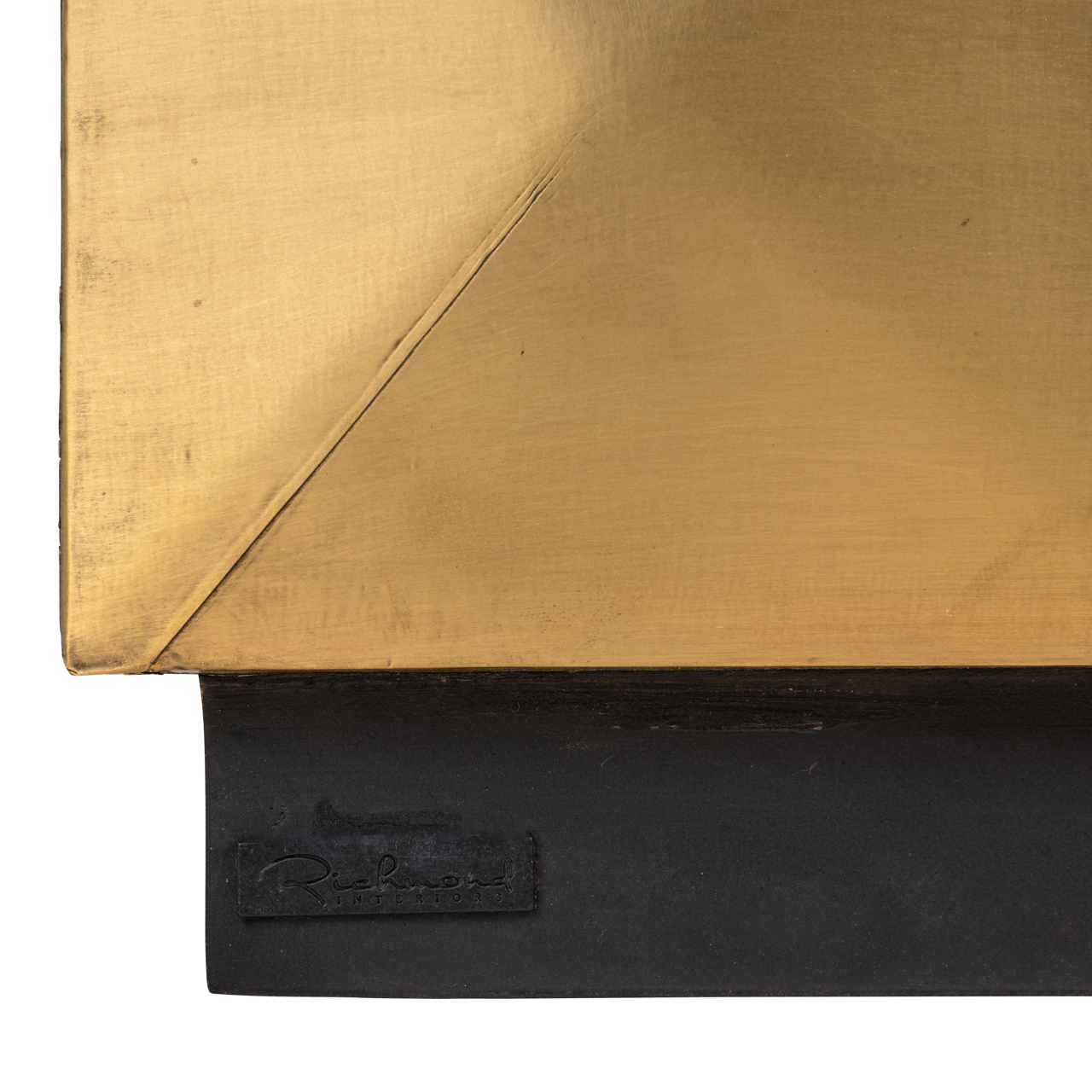 Richmond Interiors Salontafel Collada brushed gold incl. glass top