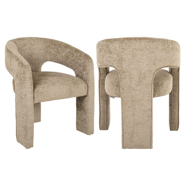 Richmond Interiors Eetkamerstoel Belle desert fusion fire retardant