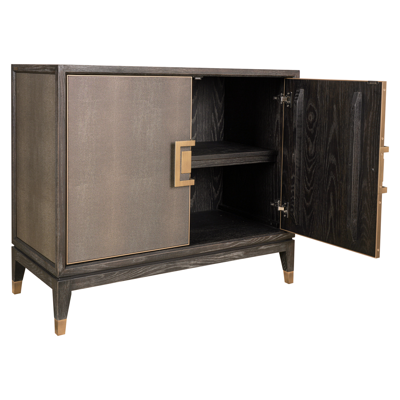 Richmond Interiors Dressoir Bloomville brass shagreen